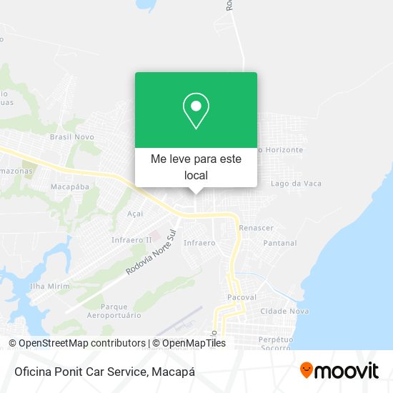 Oficina Ponit Car Service mapa