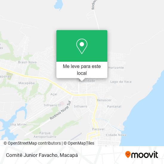 Comitê Junior Favacho mapa