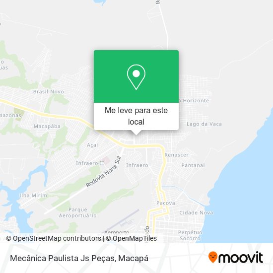 Mecânica Paulista Js Peças mapa