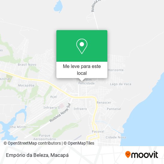 Empório da Beleza mapa