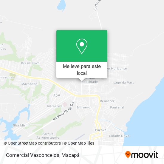 Comercial Vasconcelos mapa