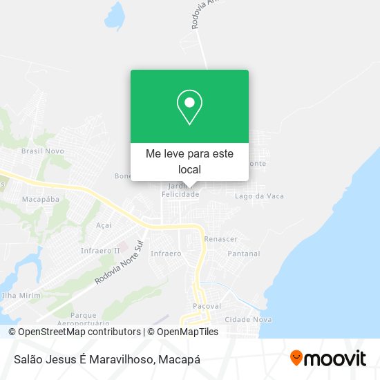 Salão Jesus É Maravilhoso mapa