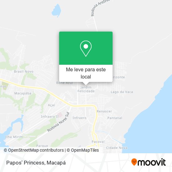 Papos' Princess mapa