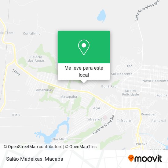 Salão Madeixas mapa