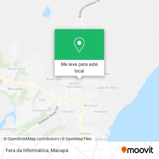 Fera da Informática mapa