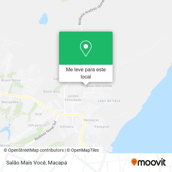 Salão Mais Você mapa