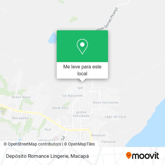 Depósito Romance Lingerie mapa
