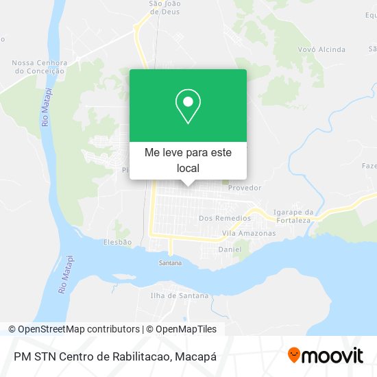 PM STN Centro de Rabilitacao mapa