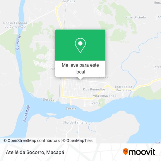 Ateliê da Socorro mapa