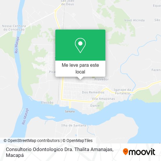 Consultorio Odontologico Dra. Thalita Amanajas mapa