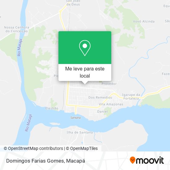 Domingos Farias Gomes mapa