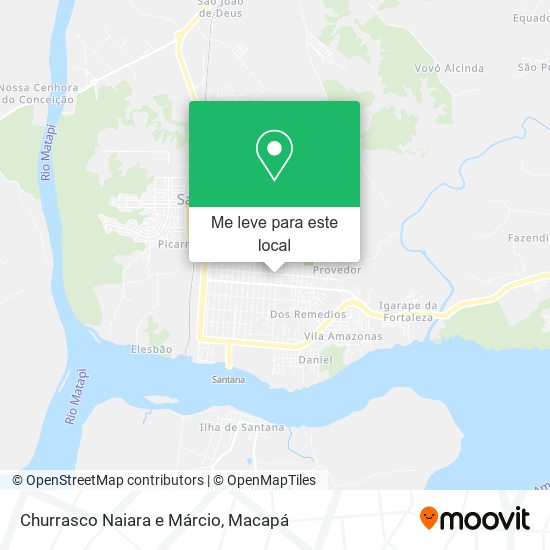 Churrasco Naiara e Márcio mapa