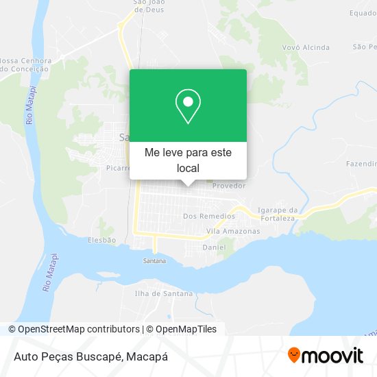 Auto Peças Buscapé mapa