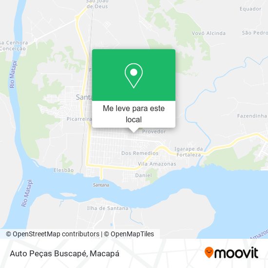 Auto Peças Buscapé mapa