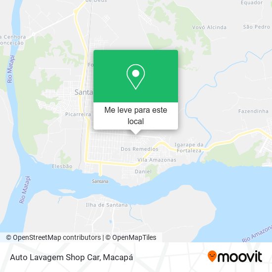 Auto Lavagem Shop Car mapa