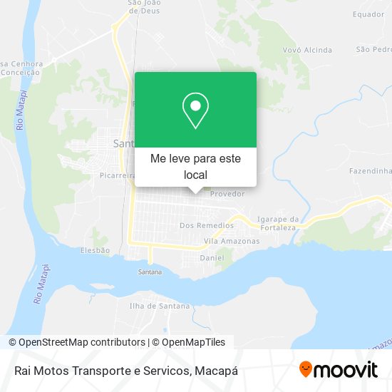 Rai Motos Transporte e Servicos mapa
