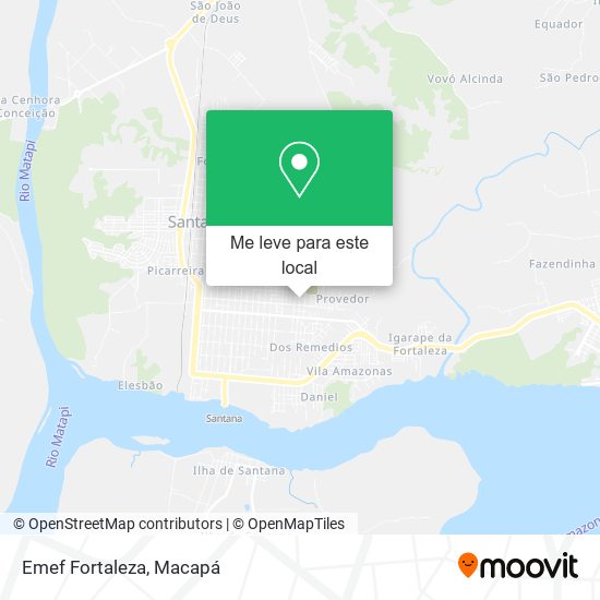 Emef Fortaleza mapa