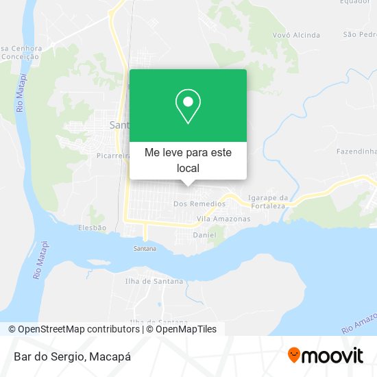 Bar do Sergio mapa