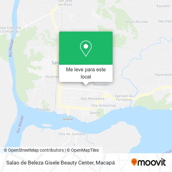 Salao de Beleza Gisele Beauty Center mapa