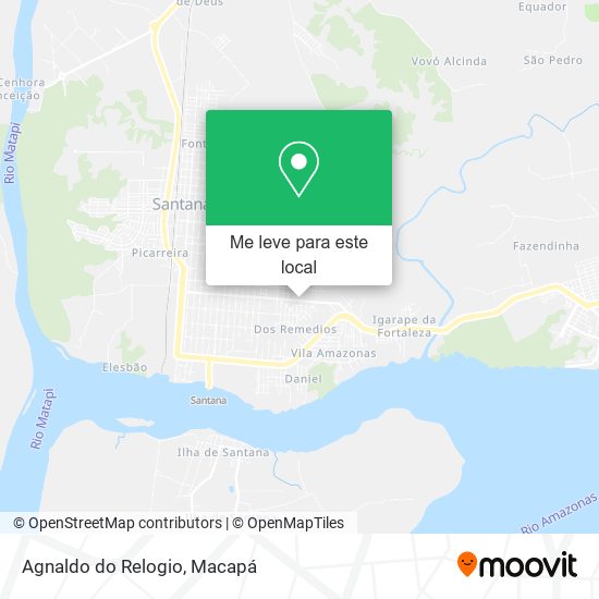 Agnaldo do Relogio mapa