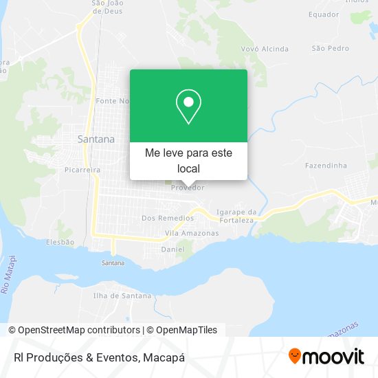 Rl Produções & Eventos mapa