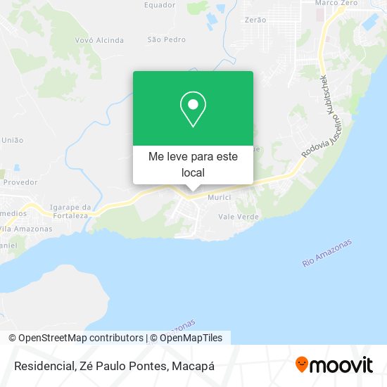 Residencial, Zé Paulo Pontes mapa