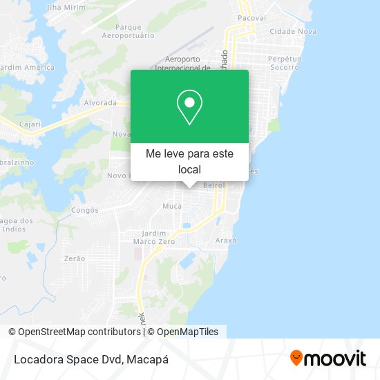 Locadora Space Dvd mapa