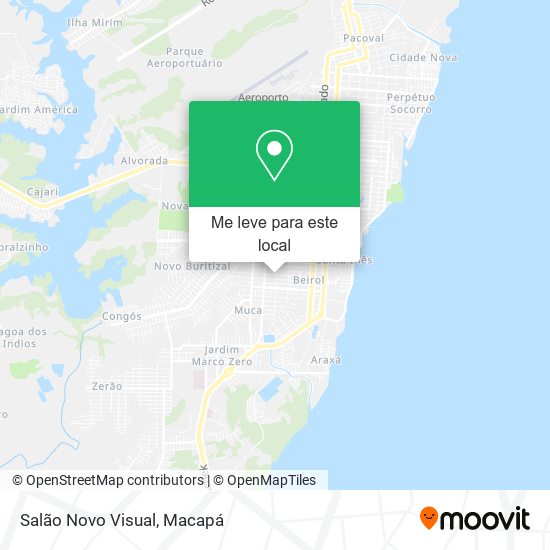 Salão Novo Visual mapa