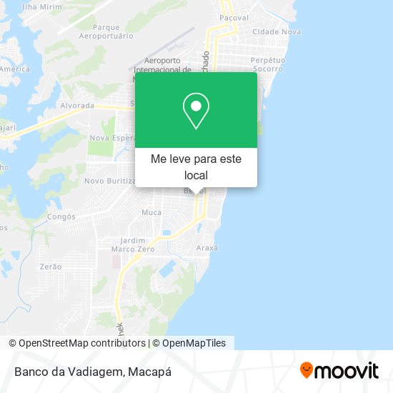 Banco da Vadiagem mapa