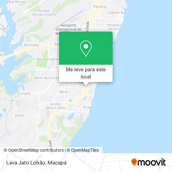 Lava Jato Lobão mapa