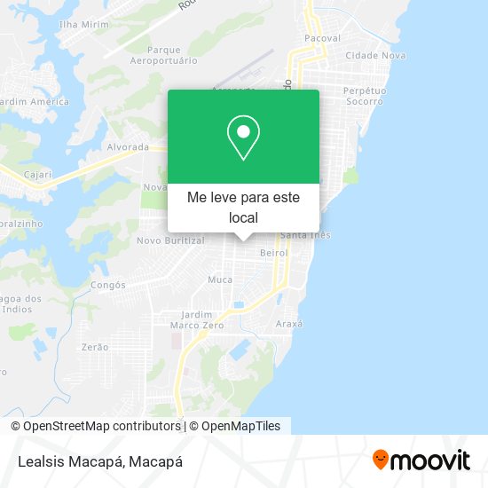 Lealsis Macapá mapa