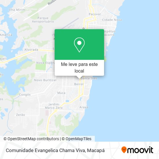 Comunidade Evangelica Chama Viva mapa