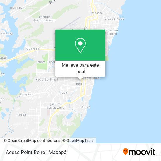 Acess Point Beirol mapa