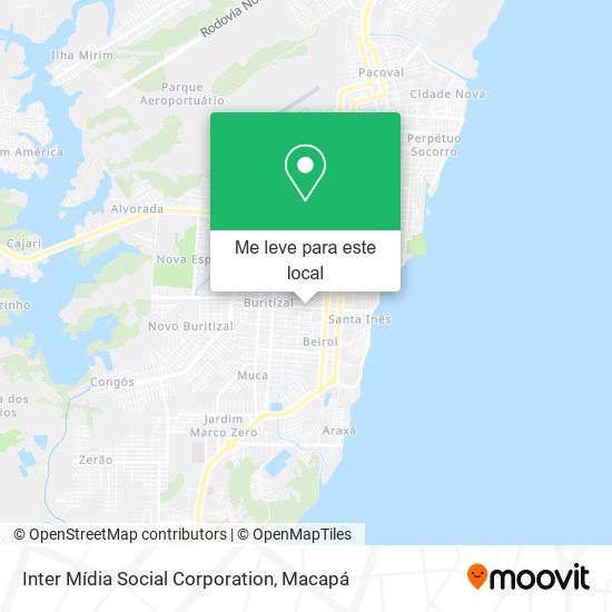 Inter Mídia Social Corporation mapa