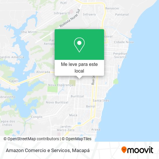 Amazon Comercio e Servicos mapa