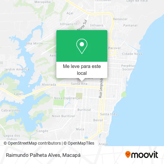 Raimundo Palheta Alves mapa