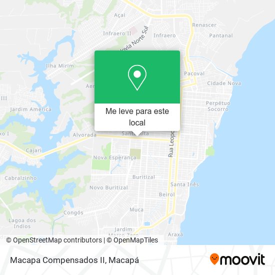 Macapa Compensados II mapa