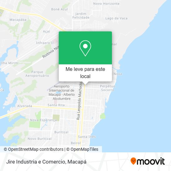 Jire Industria e Comercio mapa