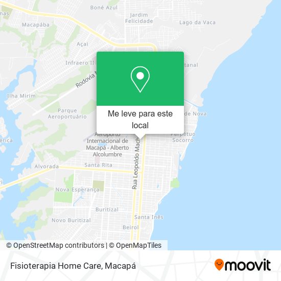 Fisioterapia Home Care mapa