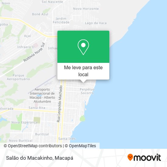 Salão do Macakinho mapa