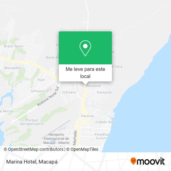 Marina Hotel mapa