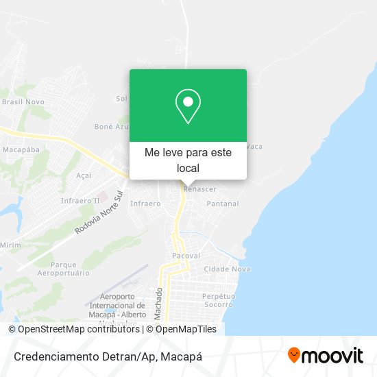 Credenciamento Detran/Ap mapa