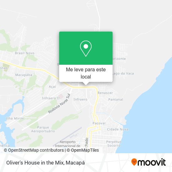 Oliver's House in the Mix mapa