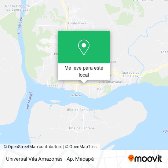 Universal Vila Amazonas - Ap mapa