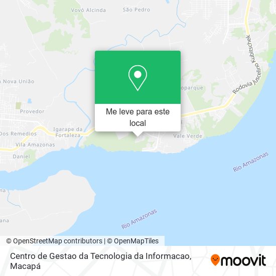 Centro de Gestao da Tecnologia da Informacao mapa