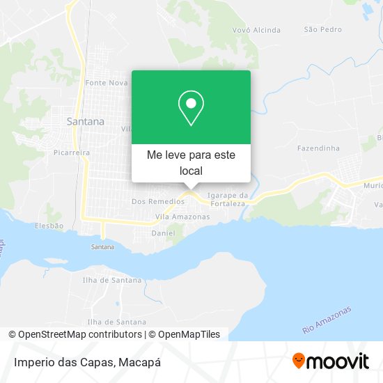 Imperio das Capas mapa