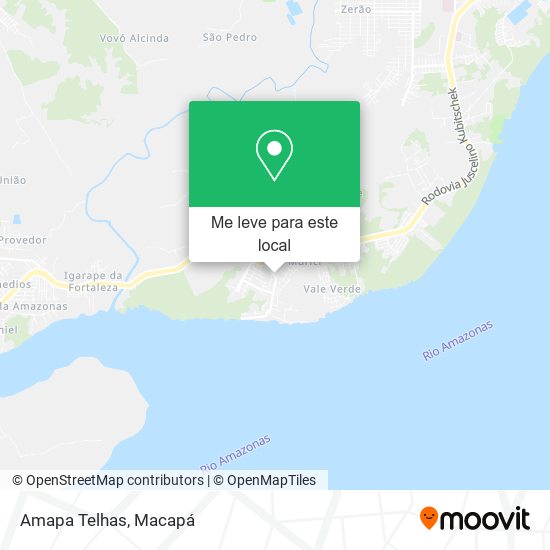 Amapa Telhas mapa