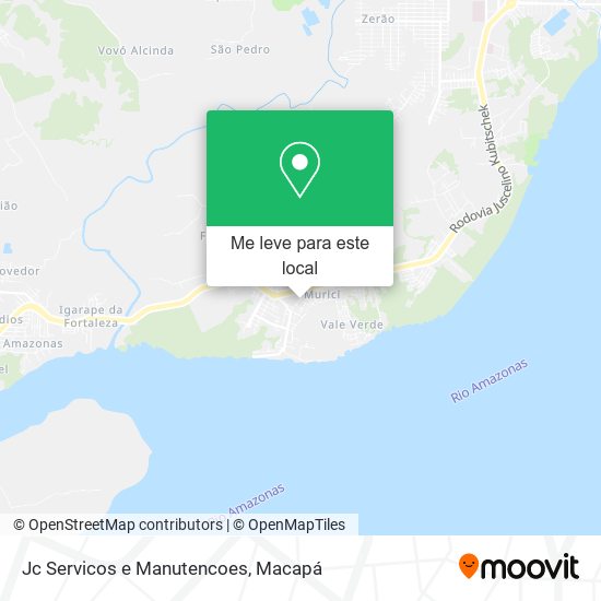 Jc Servicos e Manutencoes mapa