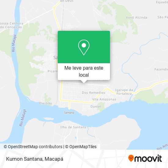 Kumon Santana mapa