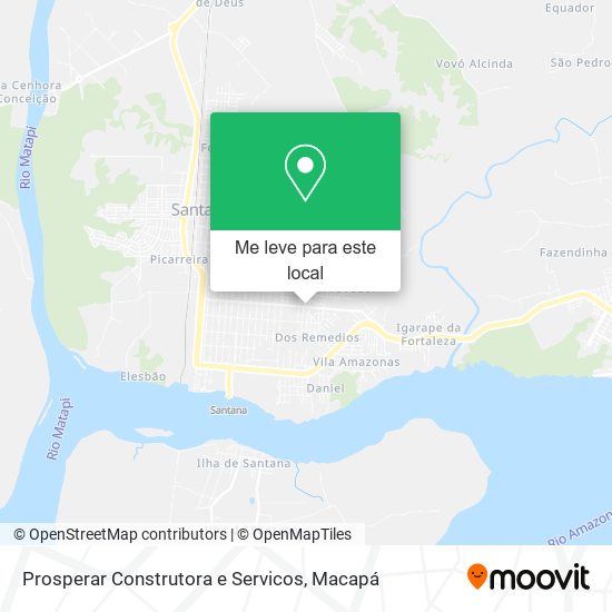 Prosperar Construtora e Servicos mapa